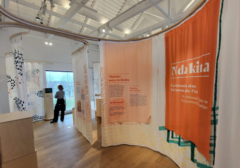 Ndakina, a current exhibit at the Merry House, produced with the assistance of the Abenaki community of Odanak.